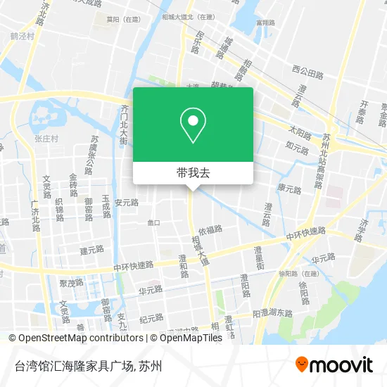 台湾馆汇海隆家具广场地图
