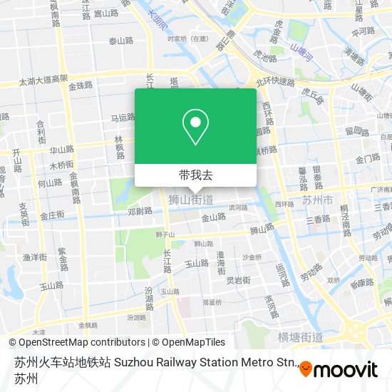 苏州火车站地铁站  Suzhou Railway Station Metro Stn.地图