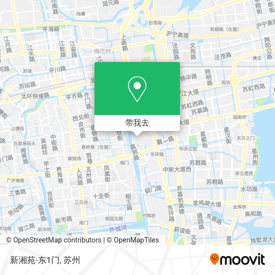 新湘苑-东1门地图