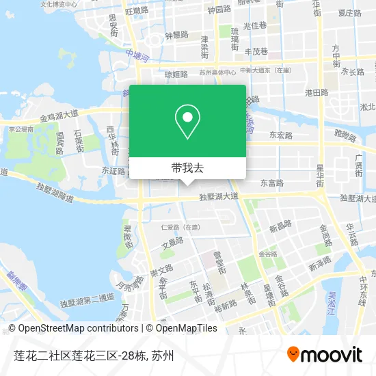 莲花二社区莲花三区-28栋地图