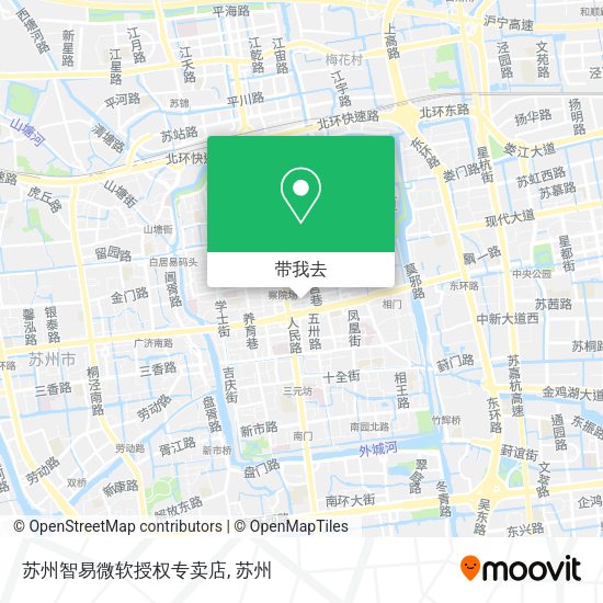 苏州智易微软授权专卖店地图