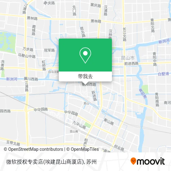 微软授权专卖店(埃建昆山商厦店)地图