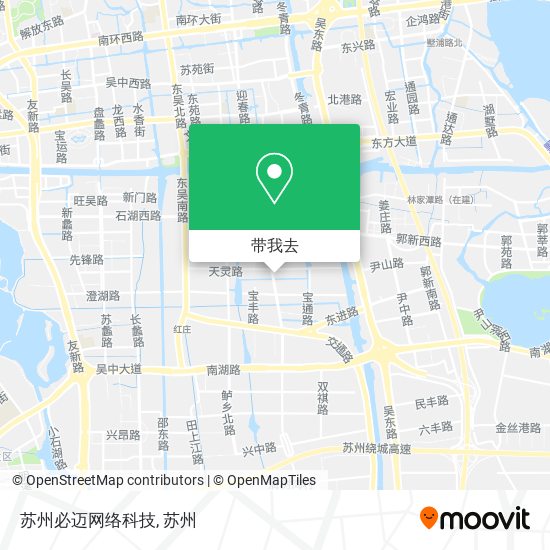 苏州必迈网络科技地图