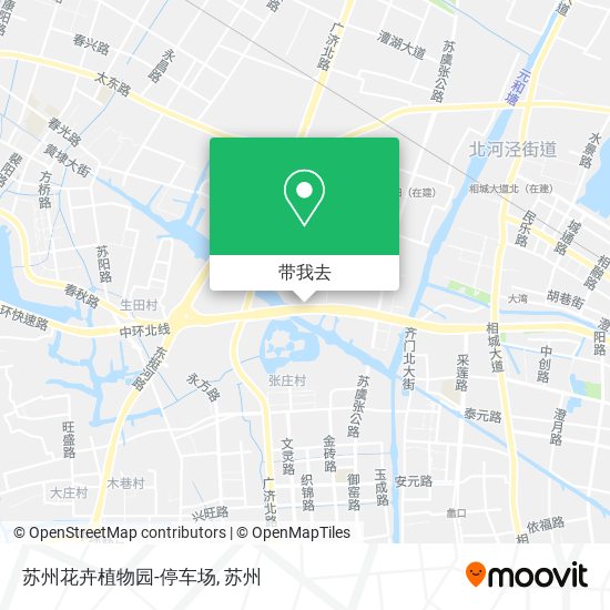 苏州花卉植物园-停车场地图