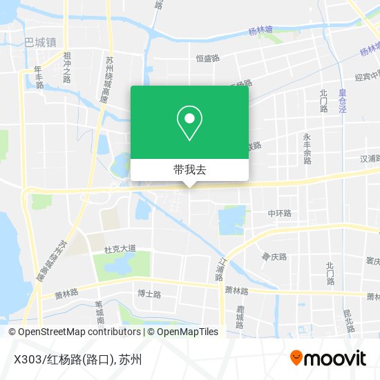 X303/红杨路(路口)地图