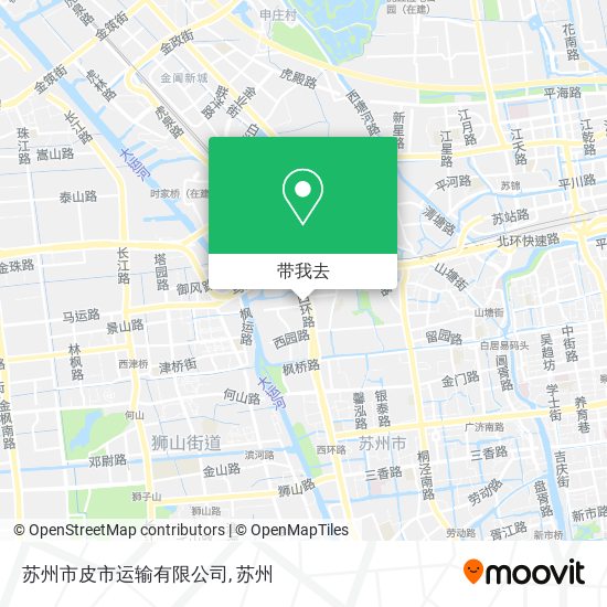 苏州市皮市运输有限公司地图