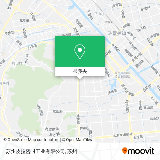 苏州皮拉密封工业有限公司地图