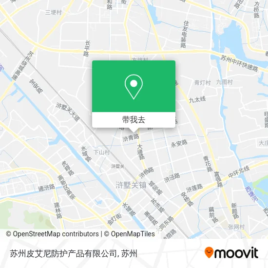 苏州皮艾尼防护产品有限公司地图