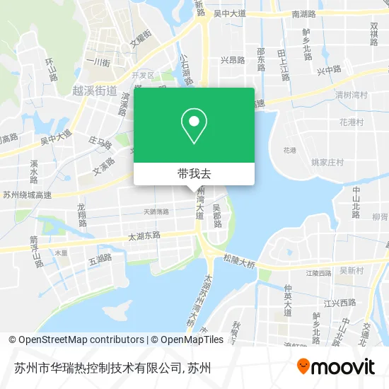 苏州市华瑞热控制技术有限公司地图