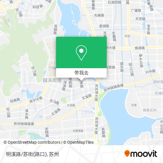 明溪路/苏街(路口)地图