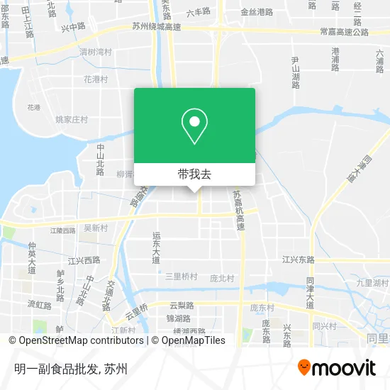 明一副食品批发地图