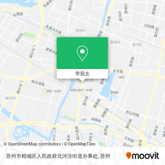 苏州市相城区人民政府北河泾街道办事处地图