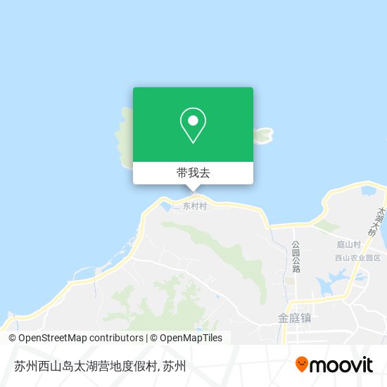 苏州西山岛太湖营地度假村地图