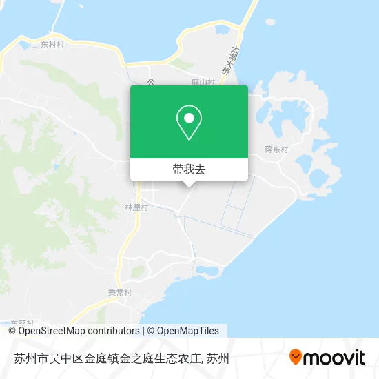 苏州市吴中区金庭镇金之庭生态农庄地图