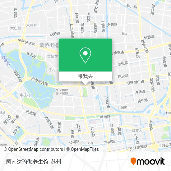 阿南达瑜伽养生馆地图