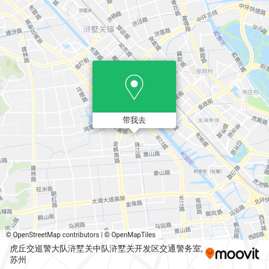虎丘交巡警大队浒墅关中队浒墅关开发区交通警务室地图