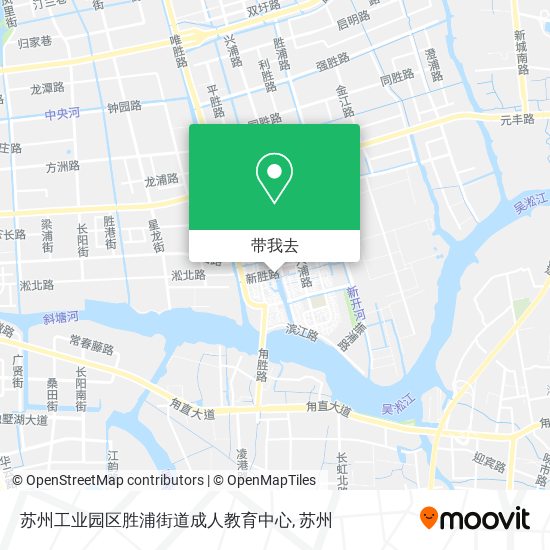 苏州工业园区胜浦街道成人教育中心地图