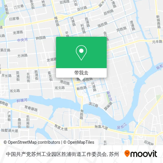 中国共产党苏州工业园区胜浦街道工作委员会地图
