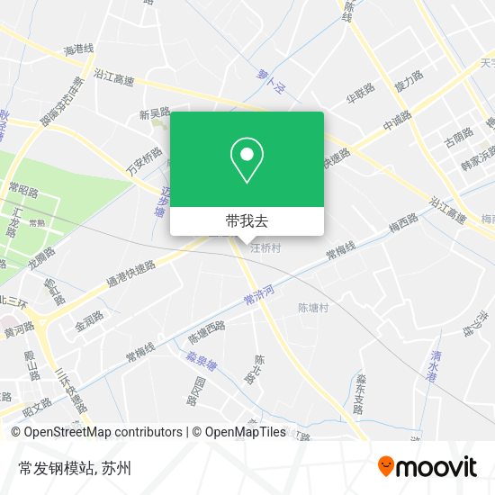 常发钢模站地图