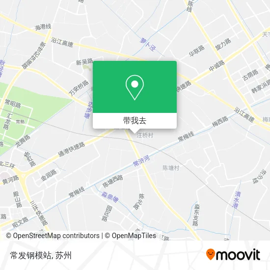 常发钢模站地图