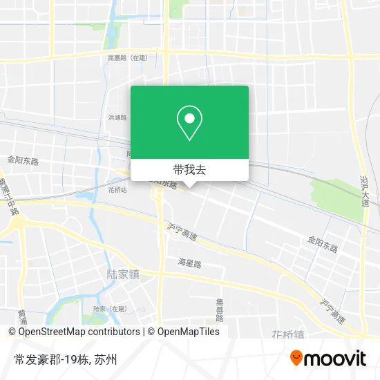 常发豪郡-19栋地图
