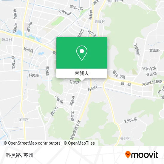 科灵路地图