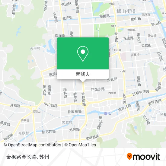 金枫路金长路地图