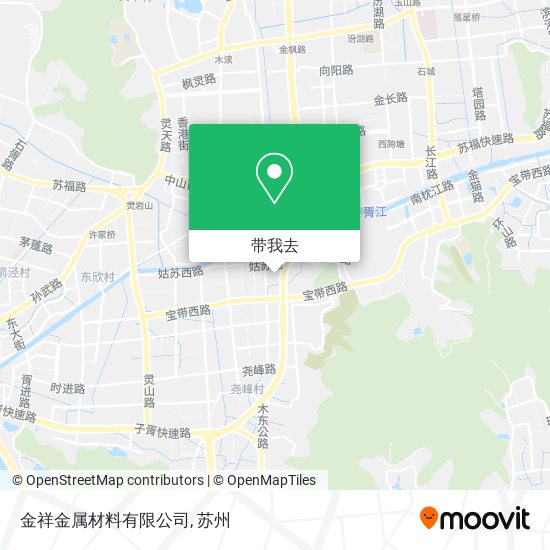 金祥金属材料有限公司地图