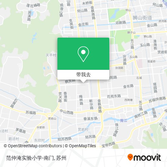 范仲淹实验小学-南门地图