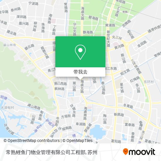 常熟鲤鱼门物业管理有限公司工程部地图
