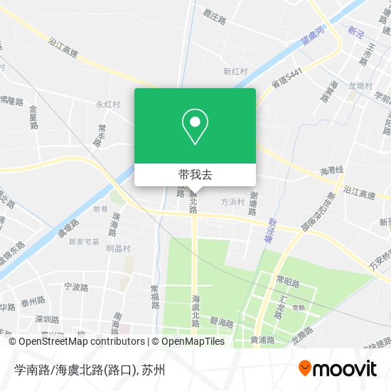 学南路/海虞北路(路口)地图