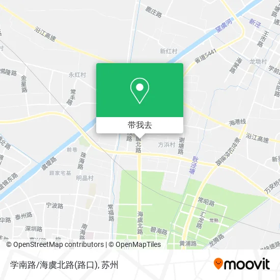 学南路/海虞北路(路口)地图