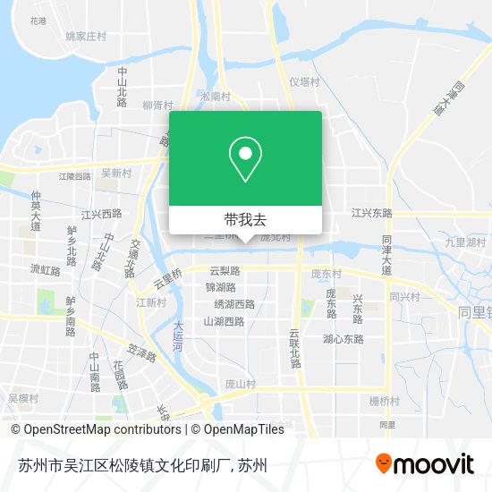 苏州市吴江区松陵镇文化印刷厂地图