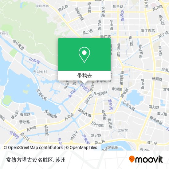 常熟方塔古迹名胜区地图