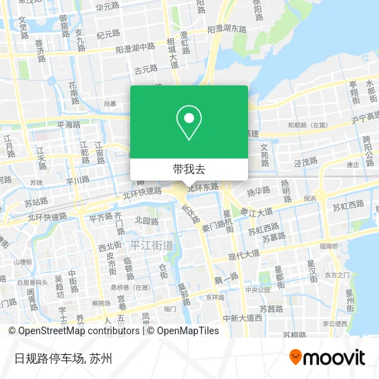 日规路停车场地图