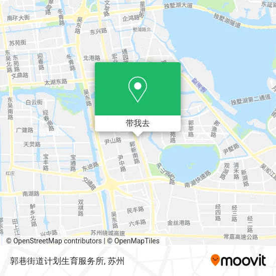 郭巷街道计划生育服务所地图