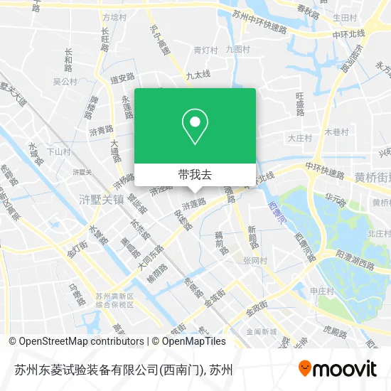 苏州东菱试验装备有限公司(西南门)地图