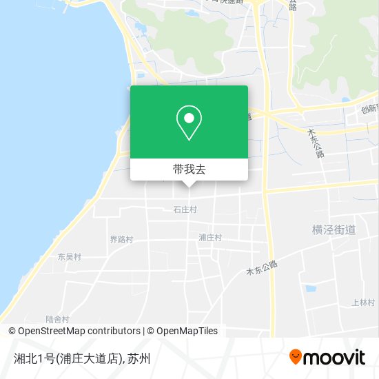 湘北1号(浦庄大道店)地图