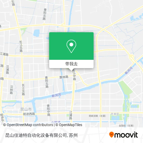 昆山佳迪特自动化设备有限公司地图