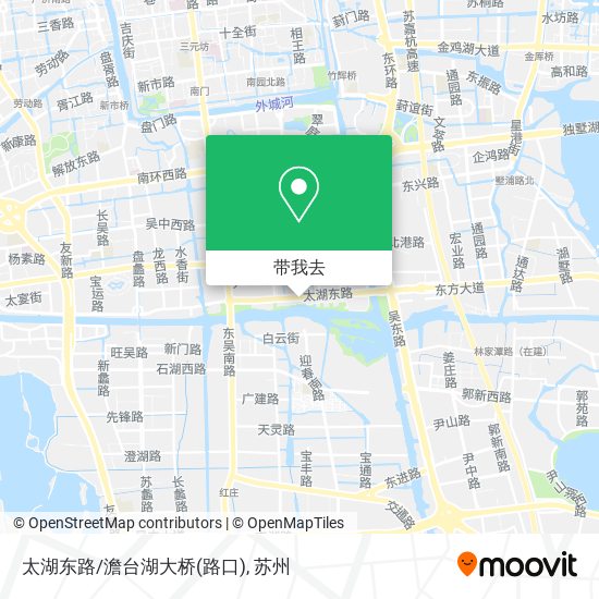 太湖东路/澹台湖大桥(路口)地图