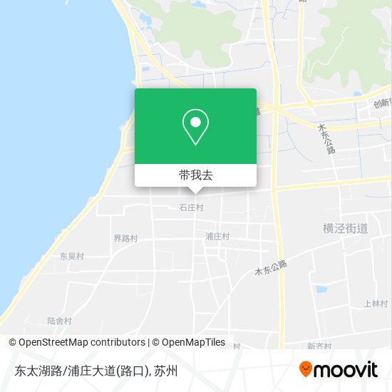 东太湖路/浦庄大道(路口)地图