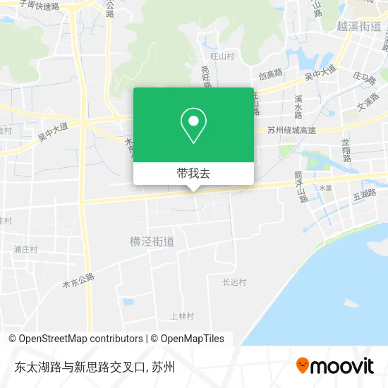 东太湖路与新思路交叉口地图