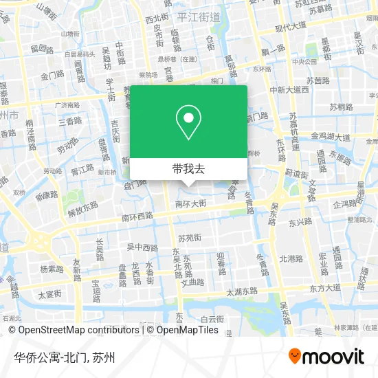 华侨公寓-北门地图
