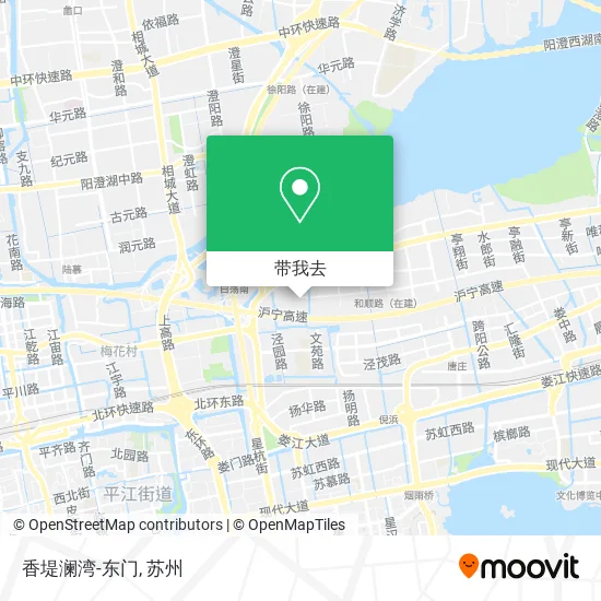 香堤澜湾-东门地图