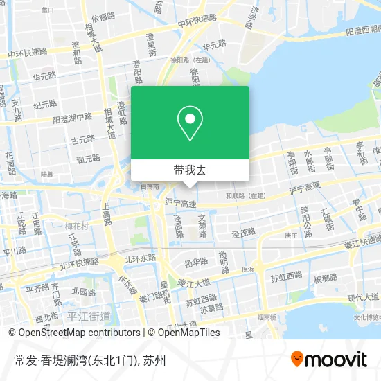 常发·香堤澜湾(东北1门)地图