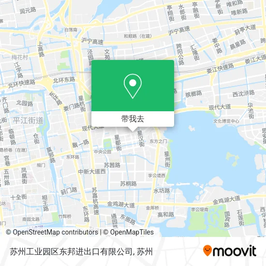 苏州工业园区东邦进出口有限公司地图