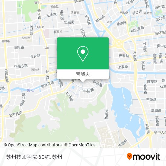 苏州技师学院-6C栋地图