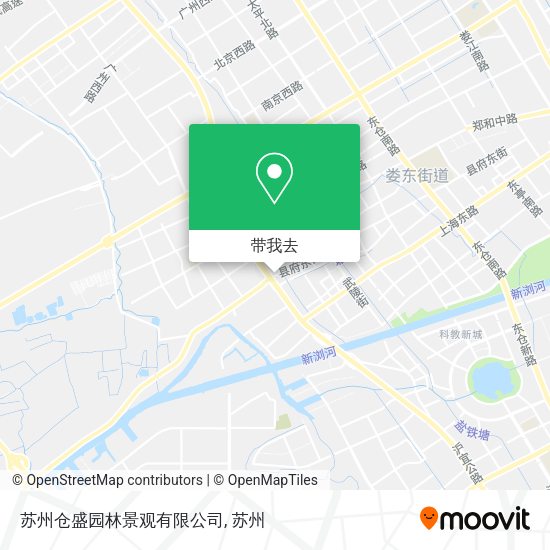 苏州仓盛园林景观有限公司地图
