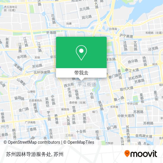 苏州园林导游服务处地图