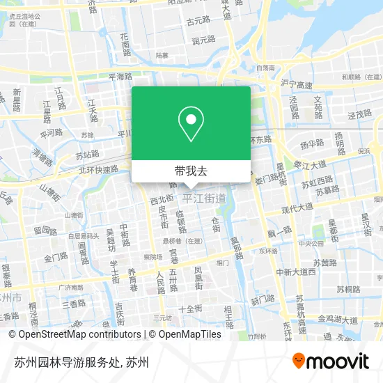 苏州园林导游服务处地图